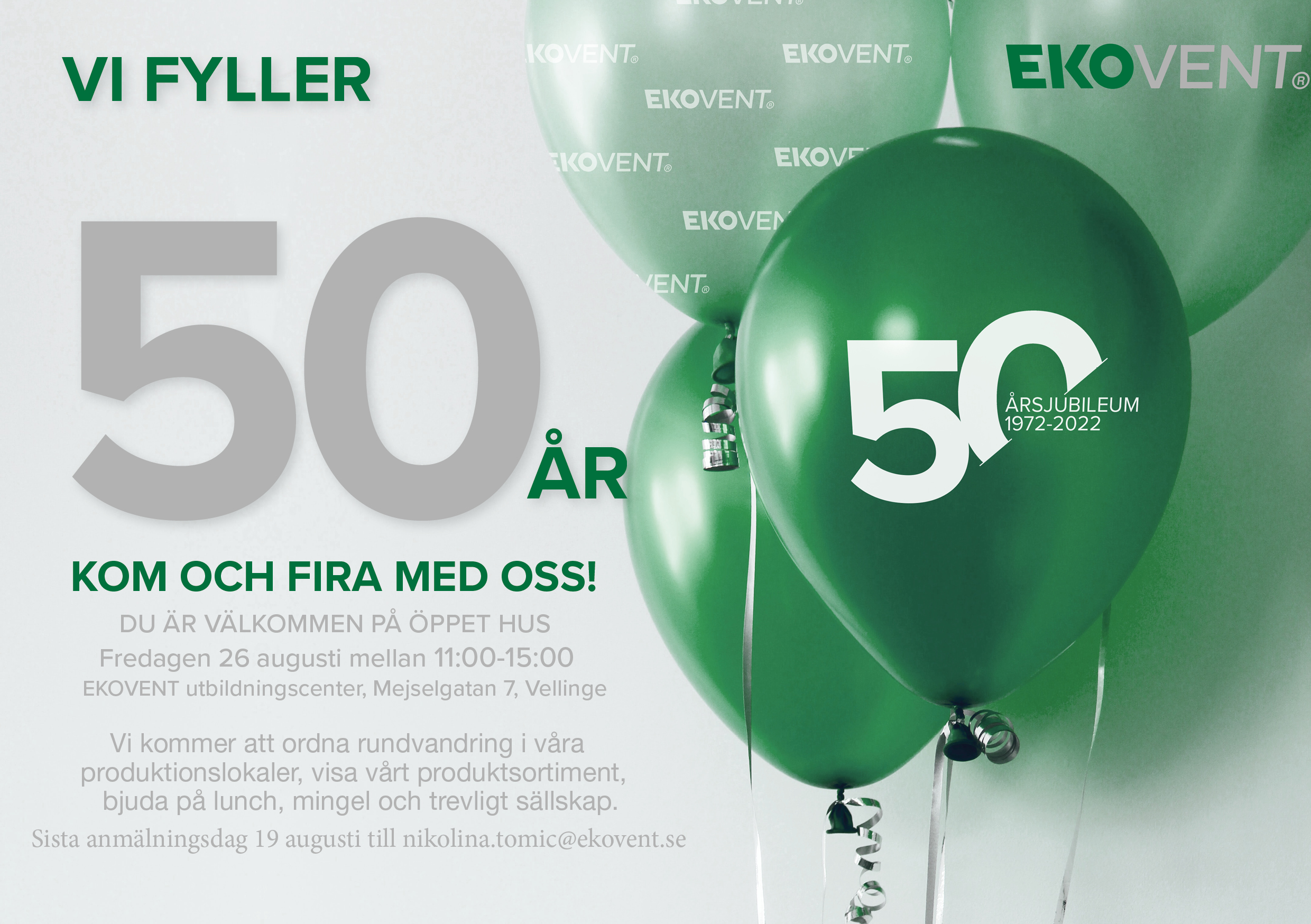 2022/08 - Vi fyller 50 år